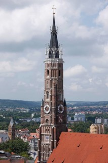 View from Trausnitz Castle, Tower, St., Saint, Saint