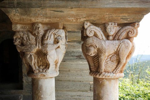 Capitals in the cloister, 12th century, St., Saint, Saint