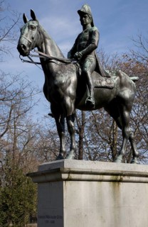 Equestrian statue-Friedrich-Wilhelm III by L. Touallion 1913