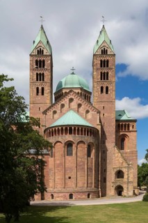 Speyer, Cathedral Church of St Mary and St Stephen, Speyer Cathedral, Imperial Cathedral, view from