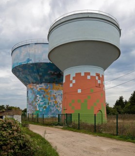 Built in the early and mid 20th century, modern colour scheme in the early 21st century