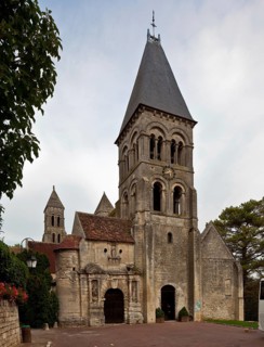 Former monastery church, view from the west, St., Sankt, Saint