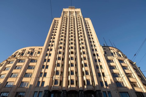 Antwerp, Boerentoren (Farmer's Tower), built 1929-1932 by Jan Van Hoenacker, one of the first