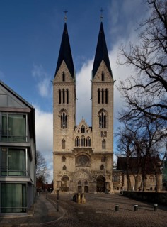View from west, St., Sankt, Saint