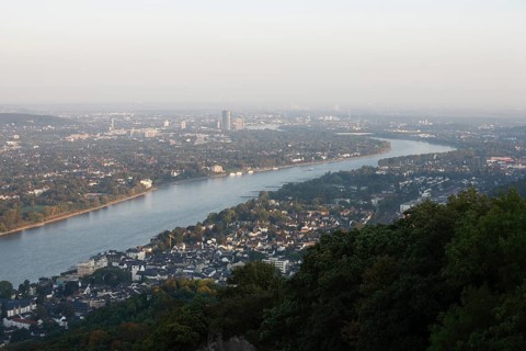 Königswinter, view from the Drachenfels