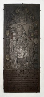 Princely tomb, grave slab, St., Saint, Saint