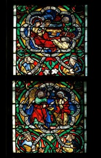 Choir, centre window, St., Saint, Saint