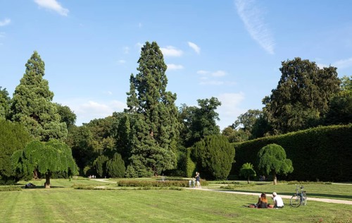 Erftstadt-Liblar, palace gardens Gracht