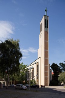 Berlin, Gustav-Adolf-Kirche, built 1932-1934 by Otto Bartning