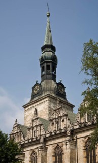 Wolfenbüttel main church tower v SO. Built in 1608 by master builder Paul Francke. First major