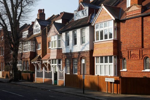 The world's first garden city, built from 1875 by Edward William Godwin and from 1877 by Richard