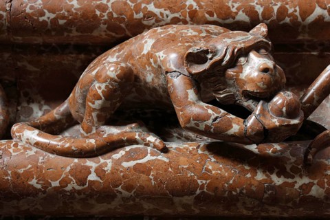 High Tomb of Emperor Frederick III by Gerhaert Niclas van Leyden (erected 1467-1513), detail