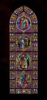 Strasbourg Cathedral, Cathédrale Notre-Dame de Strasbourg, Window of the north transept, Right