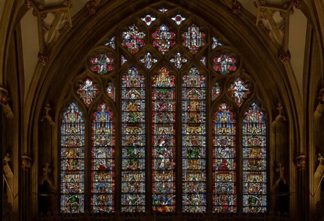 Wells, Cathedral, Jesse window in the choir