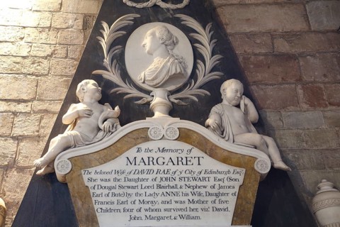 Tomb (Margaret Rae) in the Lady Chapel, Angel, St., Saint, Saint