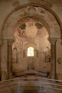 East apse with wall and ceiling paintings, St., Sankt, Saint