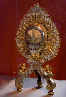Treasury with relics of St Walburga (skull relic), St, Saint, Saint
