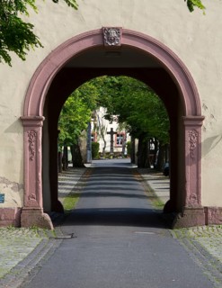 Inner monastery gate