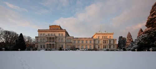 Essen, Villa Hügel in the snow