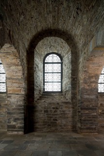 Crypt, view to the west, St., Saint, Saint