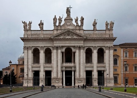 Façade, 1735 by Alessandro Galilei, St., Saint, Saint