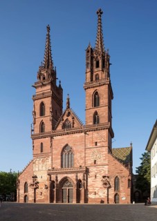 Basel, Cathedral (Basel Minster), west façade