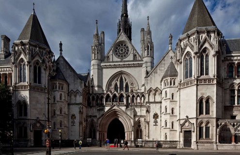 Civil court in the street STRAND, built 1874-82, main entrance seen from the south-east