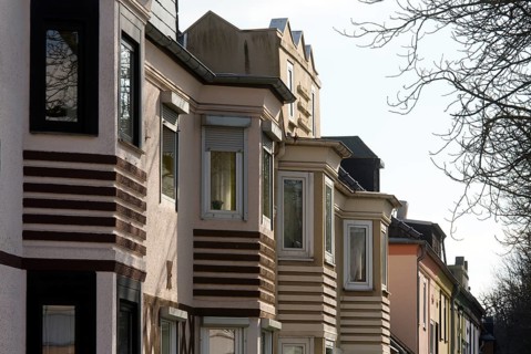 Krefeld, Ritterfeld estate, Voltasiedlung estate built by Franz Lorscheid in 1922