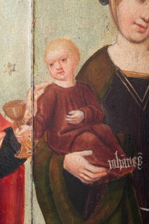 Annen Shrine, Lübeck late 15th/early 16th century, holy clan, depictions of children, St., Sankt,