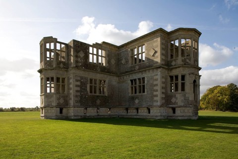 Lyveden New Bield near Oundle Nhant's unfinished castle of 1595-1605 from the north-east