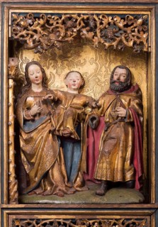Lübeck, St Mary's Church, winged altar by Christian Swarte, ca. 1495
