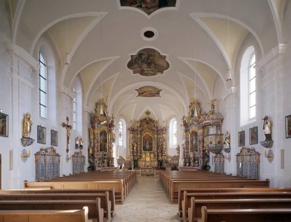 Lam in the Bavarian Forest, Catholic parish church of St Ulrich