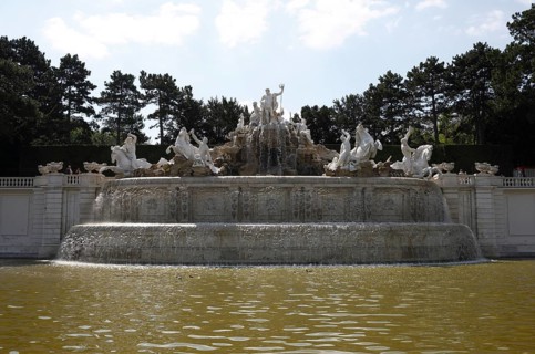 Neptune Fountain, by Johann Ferdinand Hetzendorf von Hohenberg 1777-1780