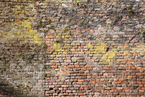 Wall of the cathedral district, St., Sankt, Saint