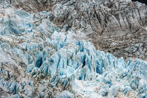 Pia Glacier, Cordillera Darwin, north-east foothills of the Beagle Channel, Tierra del Fuego,