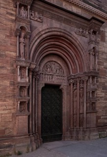 Galluspforte around 1185, General view, St., Sankt, Saint