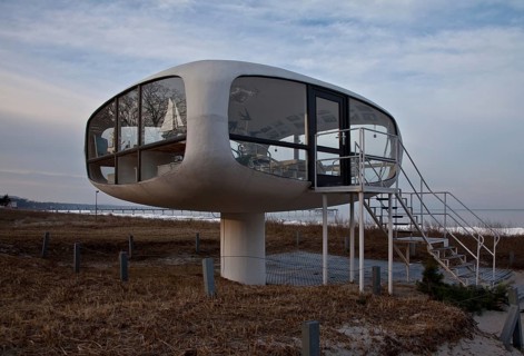 Rescue station, 1968 by Ulrich Müther (1934-2007)