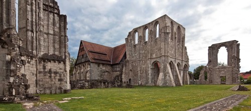 Walkenried Ruins of the monastery church View from the north-east left Choir hapt centre Remains of