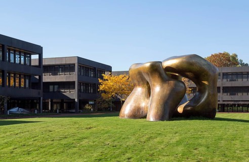 Federal Chancellery building, 1976 to 1999 seat of the Federal Chancellery, architect: Federal