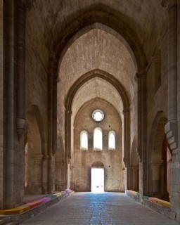 Cistercian monastery founded in 1144, church built 1175-1220, nave facing west, St., Sankt, Saint