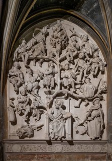 Chaumont, Basilica of St-Jean-Baptiste, 16th century Jesse Tree
