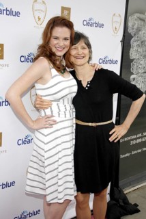 SANTA MONICA, CA - MARCH 29, 2012: Sarah Drew at the Rosie Pope Maternity Store Opening in Santa