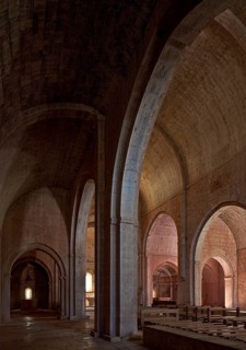 Cistercian monastery founded in 1146, church, interior, cross view from north-west to south-east,