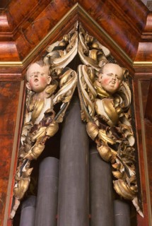 Creutzburg organ from 1735, St., Sankt, Saint