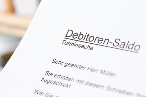 Debtor balance, personal insolvency, bankruptcy, ruin, money problems