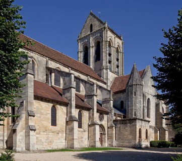 View from the south-west, motif of one of Vincent van Gogh's last paintings 1890, St., Sankt, Saint