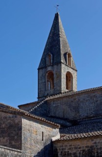 Cistercian monastery founded in 1146, church, bell tower from the south-east below the armarium, St