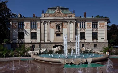 Krakow, Palace of Art on Szczepanski Square, Palac Sztuki