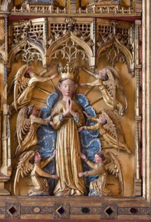 Right wing with Marian coronation, St., Saint, Saint