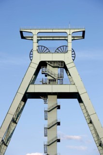 Headframe of the Germania colliery in Dortmund
